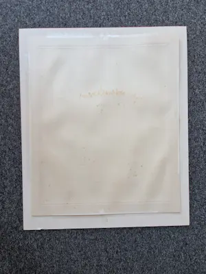 Peter Bes - Grote & unieke - 1980 - artist proof Ets/aquatint "Hotel du Lac" met opdracht kopen? Bied vanaf 1!