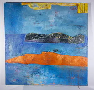 Rik Berkhout - Olieverf op doek, Zonder titel (Groot!) kopen? Bied vanaf 100!