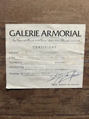 Serge Vandercam - Personnage kopen? Bied vanaf 170!