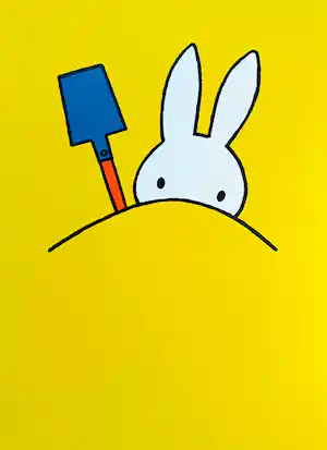 Dick Bruna - Nijntje aan zee, offset litho - Gratis verzending binnen Nederland! verkauft für € 45!
