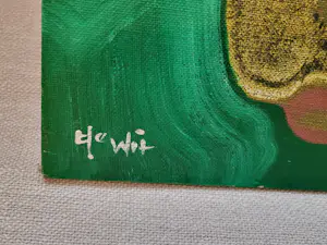 Frans de Wit - Surrealistisch schilderij 'De Hand' - circa 1960 kopen? Bied vanaf 175!