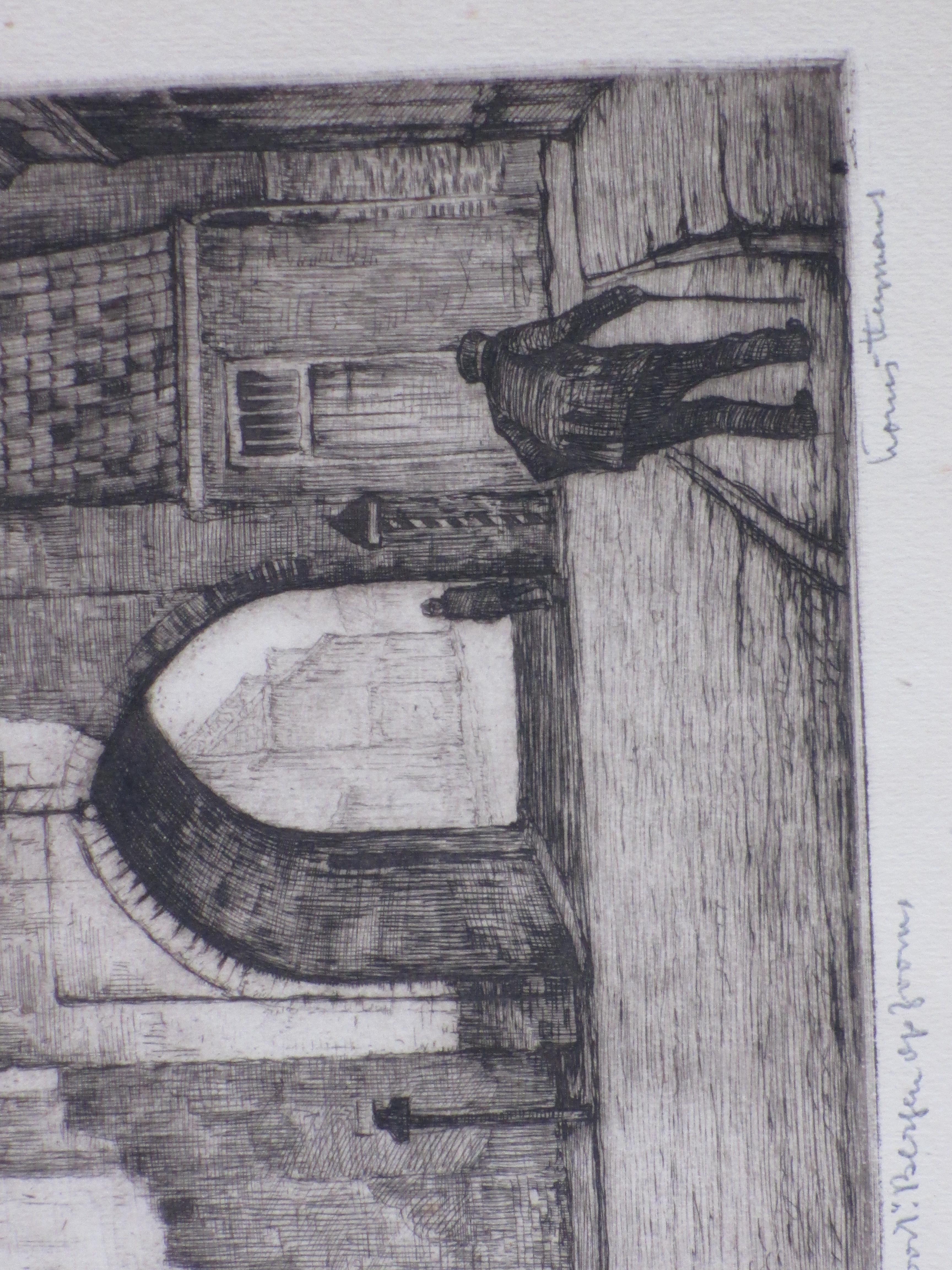 Louis Heijmans - Lieve Vrouwepoort Bergen op Zoom - Ets kopen? Bied vanaf 1!