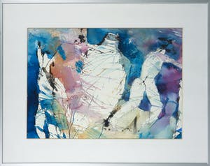 Marjan Nagtegaal - Aquarel, Zonder titel - Ingelijst kopen? Bied vanaf 1!