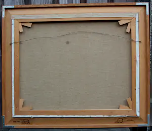 Dirk Breed - Ingelijste olieverf op doek(nette lijst!) kopen? Bied vanaf 1500!