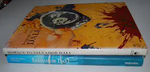 Salvador Dali - 2 hardcovers, waarvan 1 met een kleurenlitho (31x44 cm) kopen? Bied vanaf 150!