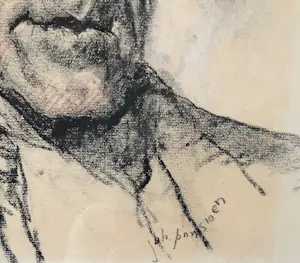 Johan Ponsioen - Portret Koos van Elk - Gemengde Techniek kopen? Bied vanaf 275!