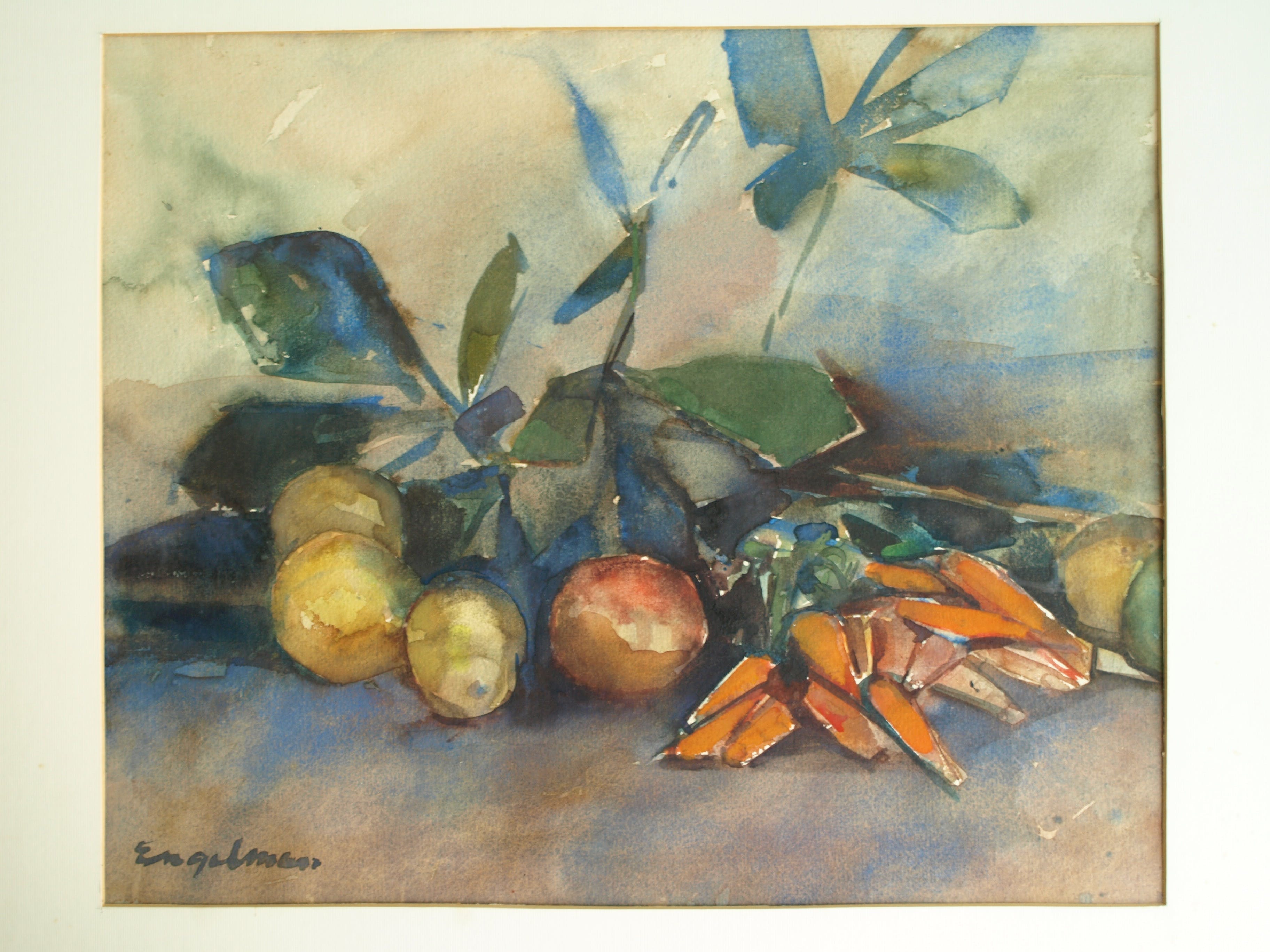 Jan Engelman - aquarel , Stilleven – gesigneerd & ingelijst – ca 1980 kopen? Bied vanaf 1!