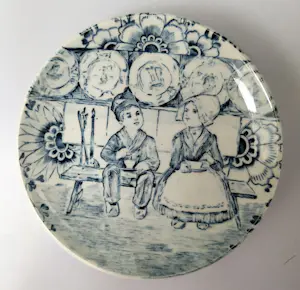 Royal Boch - Boch Belgium Delfts - Kleine bordjes (6) kopen? Bied vanaf 20!