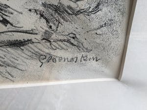 Jan Groenestein - C4889-1, Wolvenaanval kopen? Bied vanaf 75!