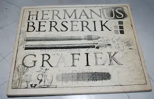 Herman Berserik - Litho olielamp & 3 boeken: schilderijen, etsen en tekeningen kopen? Bied vanaf 35!