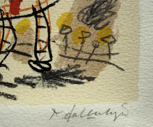 Kees Salentijn - handgesigneerde zeefdruk | 'Zonder titel' | 1996 kopen? Bied vanaf 10!