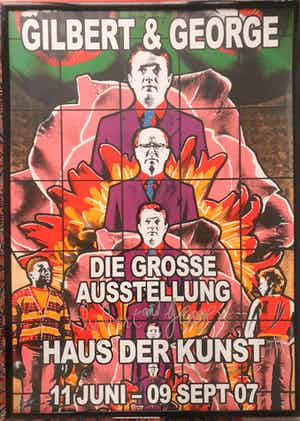 Gilbert & George - Gesigneerde Offset zeefdruk - Ingelijst 122 x 87 cm verkocht voor € 100!