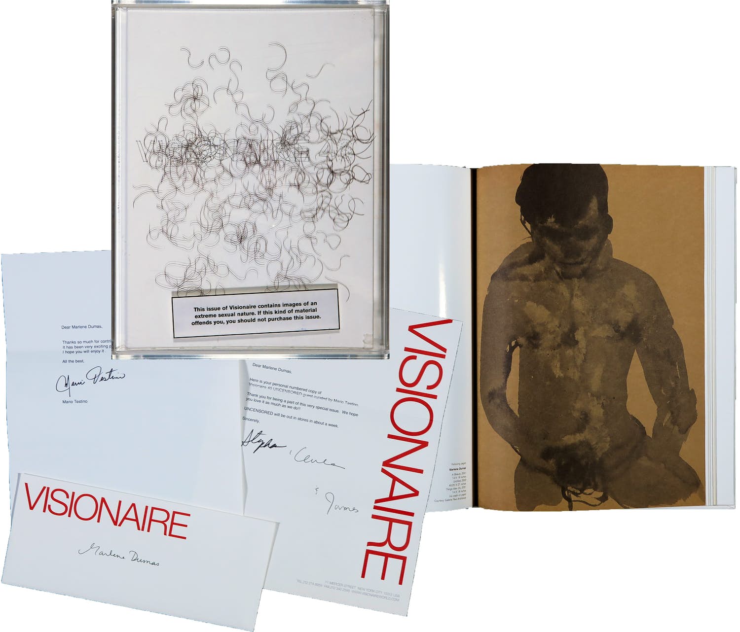 Marlene Dumas - Nobuyoshi Araki, Tracy Emin e.a. - Visionaire 46 UNCENSORED by Mario Testino kopen? Bied vanaf 250!