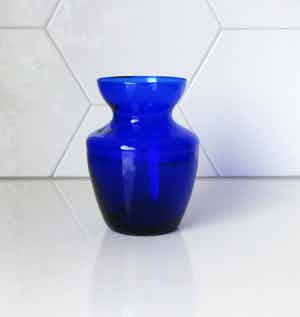 Siem van der Marel - Diepblauw tulpenvaasje - Royal Leerdam verkocht voor € 25!