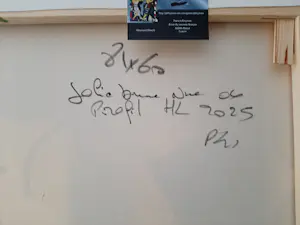 Patricia Kleyman - Acryl op doek. Titel, "Nu au vase rouge sur fond de cubisme " kopen? Bied vanaf 160!