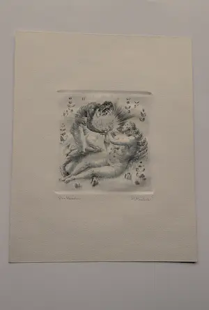 Karl Bickel - wunderschöne Radierung eines führenden Schweizer Grafikers "das Kind" kopen? Bied vanaf 264!