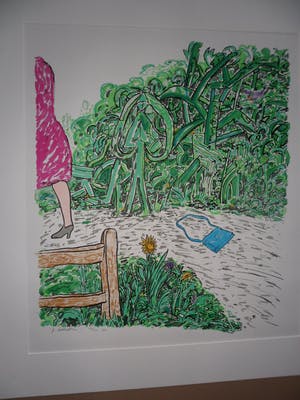 Pieter Holstein - Zeefdruk, Titel, ‘Tasje verloren’ kopen? Bied vanaf 50!