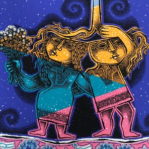 Pinchas Shaar - Lot van 2 Kleurenlitho's - "Jewish Holidays" - AP - Gesigneerd kopen? Bied vanaf 45!