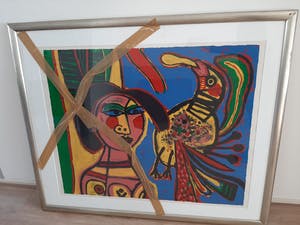 Corneille - Femme avec oiseau kopen? Bied vanaf 350!