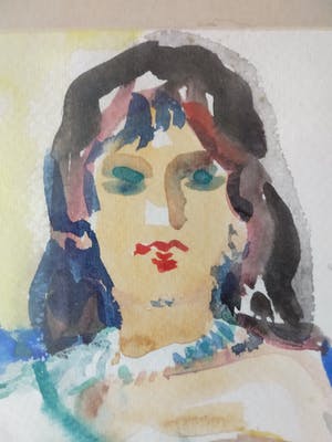 Freek van den Berg - Portret van een dame kopen? Bied vanaf 90!