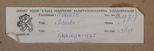 André Drenth - Situatie - 1974 - gouache op papier - BKR Groningen kopen? Bied vanaf 20!