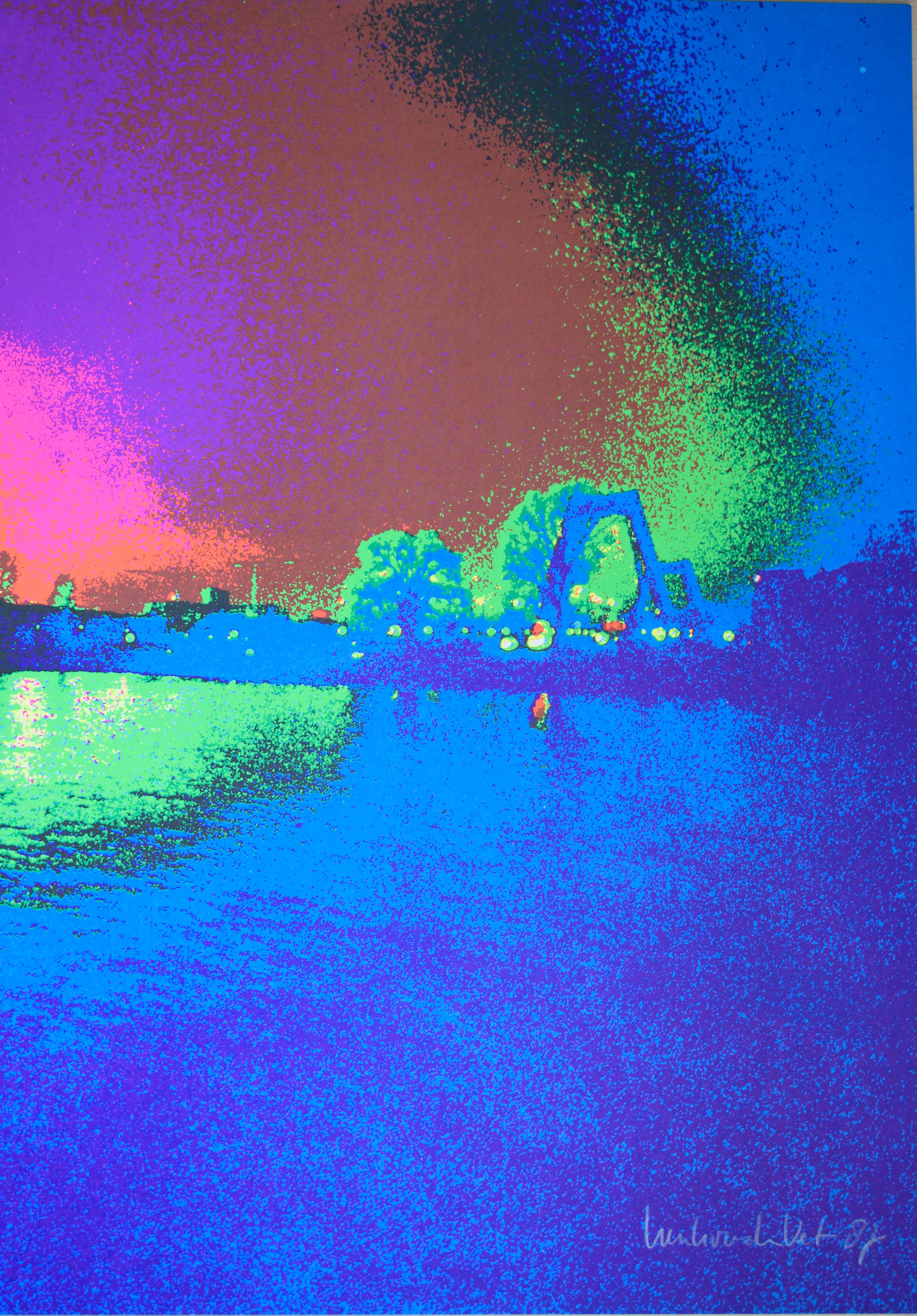 Henk van der Vet - De Hefbrug Rotterdam - 1987 kopen? Bied vanaf 40!