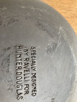 Potterie Ravelli - Ravelli asbak voor Hunter Douglas kopen? Bied vanaf 37!