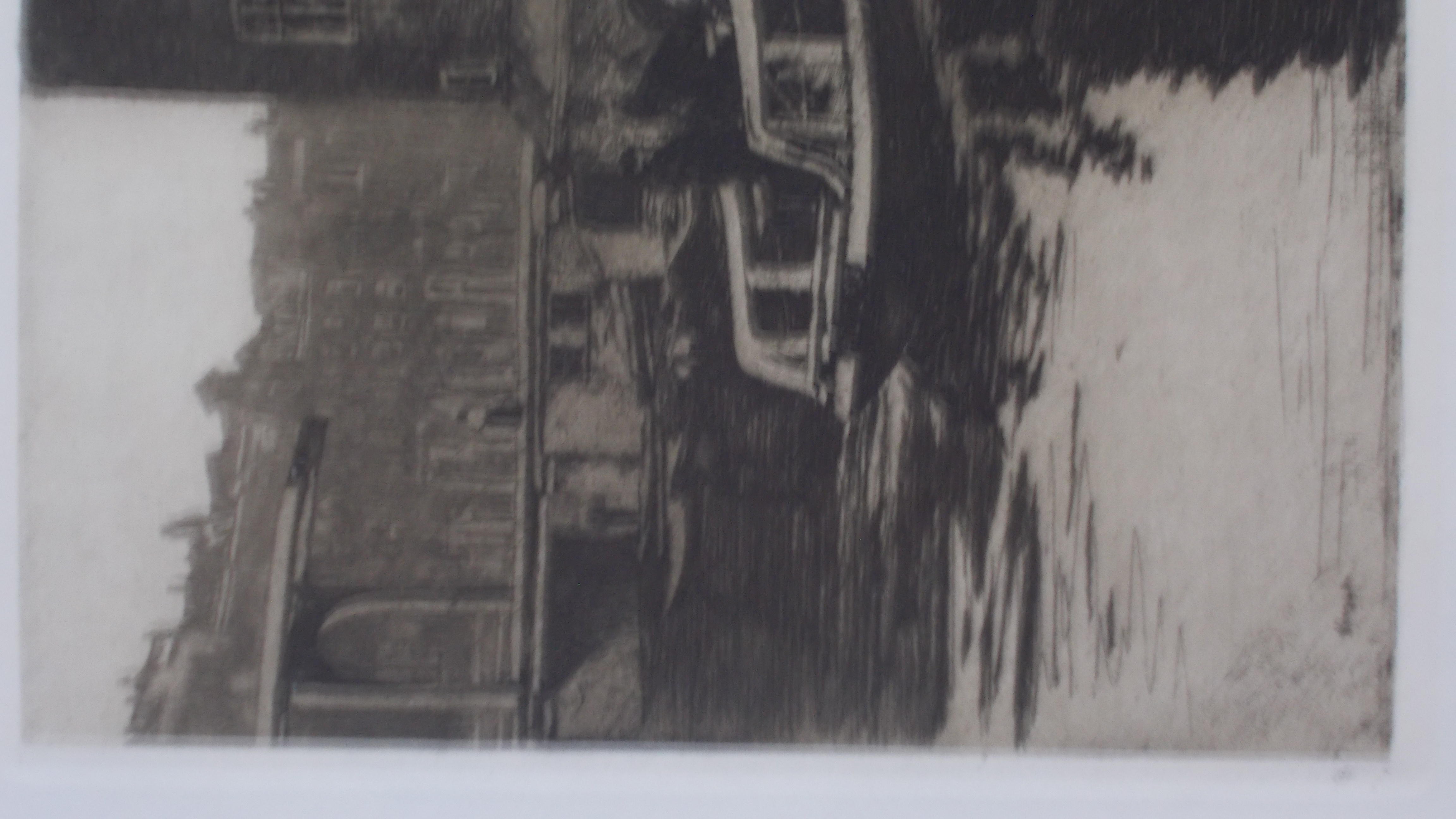 Willem Witsen - De overhaal bij de Montelbaanstoren kopen? Bied vanaf 170!