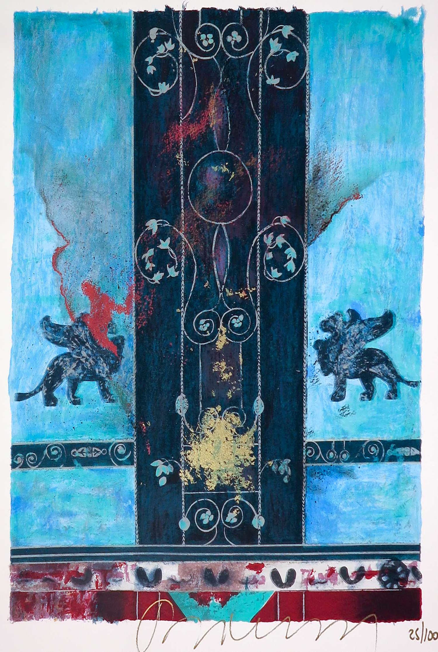 Gerti Bierenbroodspot - Zeefdruk, Zonder titel 4 verkocht voor € 1!