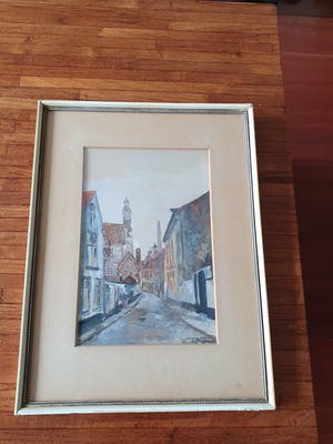 Niet of onleesbaar gesigneerd - Straat in Lier (bij Antwerpen) kopen? Bied vanaf 1!