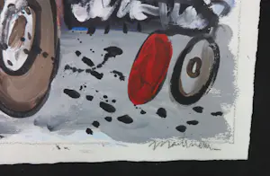 Anton Martineau - Gouache, Zonder titel kopen? Bied vanaf 100!