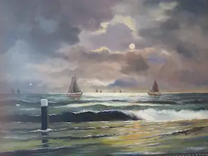 Haaike Abraham Jaarsma - Haaike Jaarsma (1881-1970) - olie op board, gesigneerd rechtonder en gedateerd 1 kopen? Bied vanaf 250!