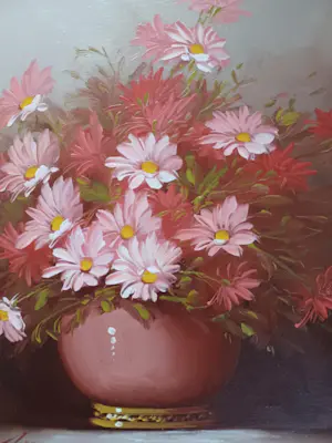 Robert Cox - Bloemstilleven in pot. kopen? Bied vanaf 45!