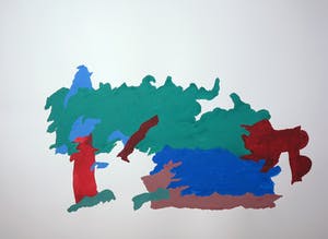 Henri Plaat - Gouache op papier, Zonder titel (Groot) kopen? Bied vanaf 1!