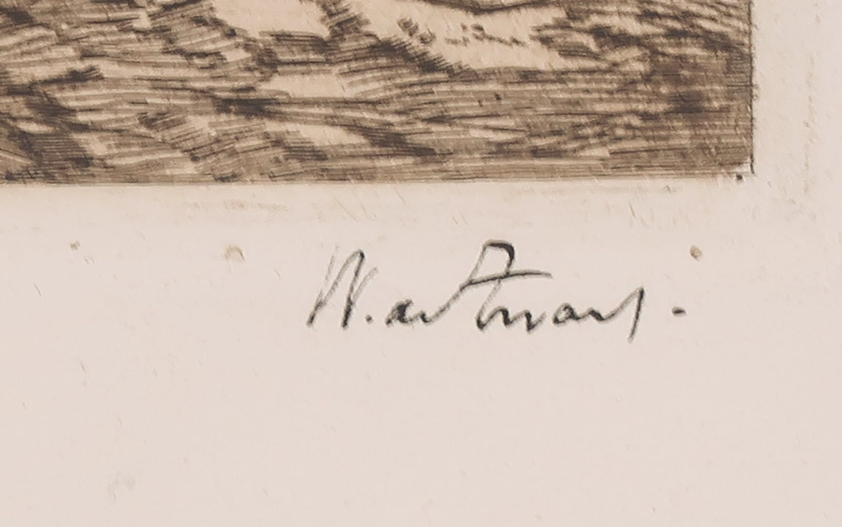 Willem de Zwart - Ets, Landschap met paard en wagen kopen? Bied vanaf 20!