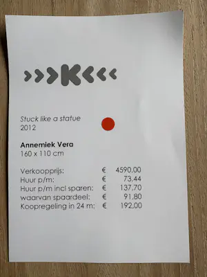 Annemiek Vera - Stuck like a statue kopen? Bied vanaf 900!