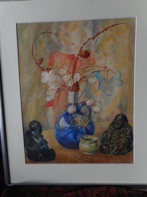 Karel van Seben - twee vrouwen en twee boedha's kopen? Bied vanaf 50!