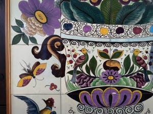Koninklijke Fabriek van Muurtegels J. van Hulst - Amphora Flora Fauna kopen? Bied vanaf 450!