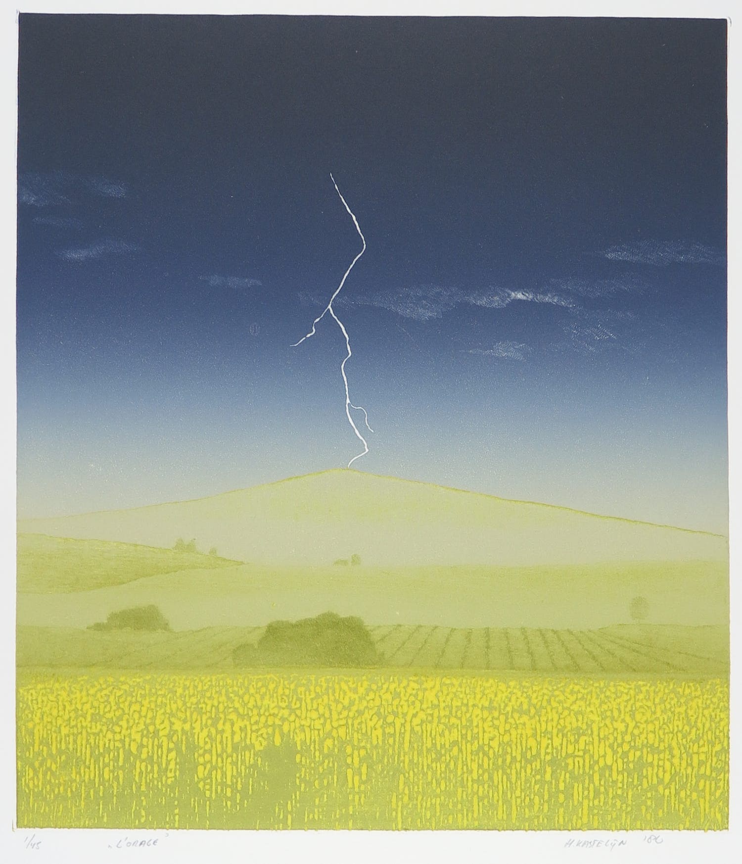 Henk Kastelijn - Kleurenets, L'orage kopen? Bied vanaf 1!