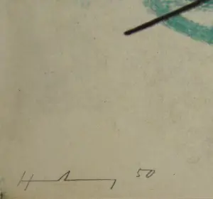 Hans Hartung - Pastel P. 1950-3 - Offset lithography signed - 1961 kopen? Bied vanaf 120!