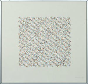 Helene Briels - Acryl op textiel, Orkest - Ingelijst kopen? Bied vanaf 120!