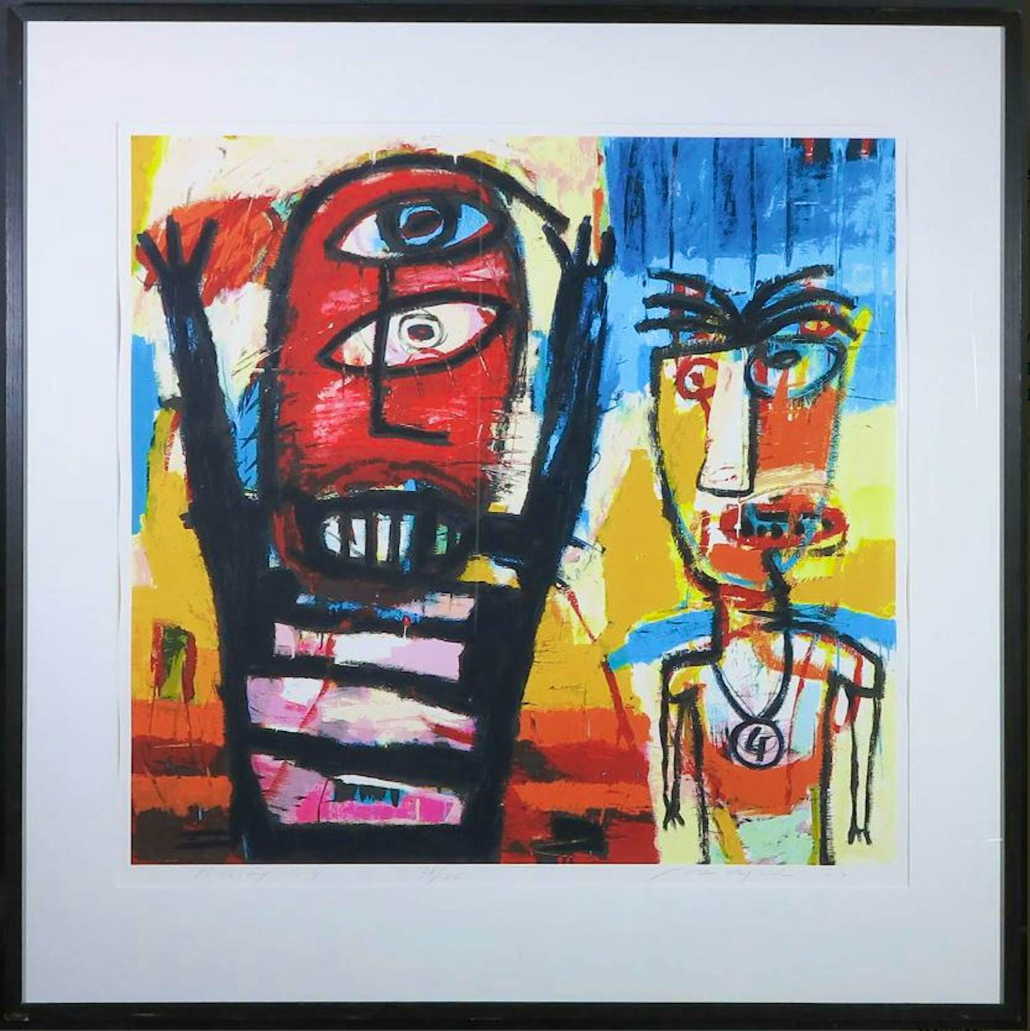 Henk Vierveijzer - Zeefdruk, Hurray - Ingelijst (Groot) kopen? Bied vanaf 100!