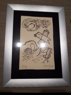 Corneille - litho, oplage 99 stuks, gesigneerd, gedateerd en ingelijst kopen? Bied vanaf 100!