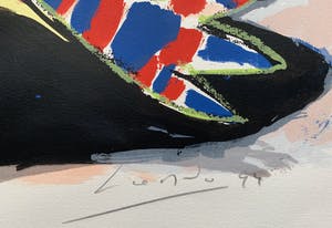 John Lie a Fo - kleurenlitho - zonder titel - 1994 kopen? Bied vanaf 70!