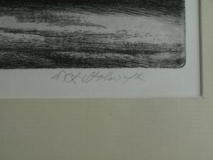 Dick Stolwijk - Ets, “Minotaurus” – gesigneerd & ingelijst – oplage 25 ex. kopen? Bied vanaf 50!