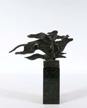 Eric Claus - Bronzen beeld, Europa en de stier verkocht voor € 400!