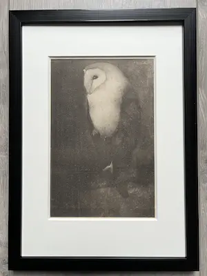 Jan Mankes - Originele Heliogravure Uil op Boomtak 1927 kopen? Bied vanaf 165!