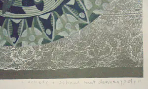 Sees Vlag - "schelp en schaal met dennenappels'. kopen? Bied vanaf 95!