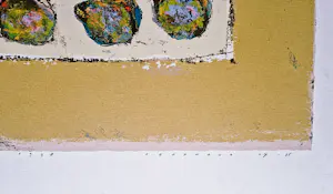 Buy Piet Zegveld - grote minimalist. abstracte litho -eigen druk - kleine oplage (35) - gesigneerd? Bid from 34!