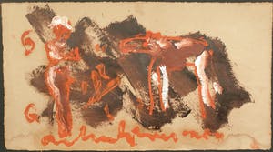 Anton Heyboer - Wijze man, Systeem en het Dier - 1984 - Teer, Menie en Olieverf kopen? Bied vanaf 250!